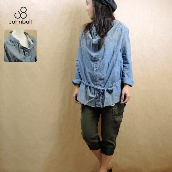 Rakuten - JOHNBULL ジョンブル レディース 5オンス シャンブレー シャツ AS751