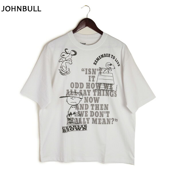 Rakuten - JOHNBULL ジョンブル プリント Tシャツ “PEANUTS” JT251C51 / JT251C52