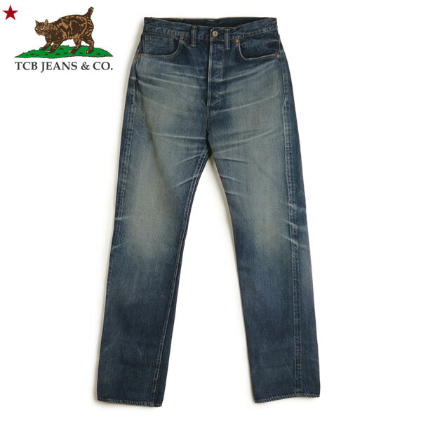 樂天商城 - TCBジーンズ Fat Cats Records Faded S40's Jeans 5ポケット ジーンズ