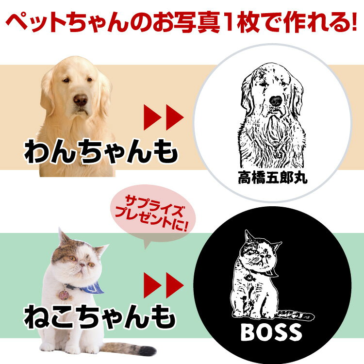 父の日 ペット Tシャツ オリジナル 写真 名...の紹介画像2