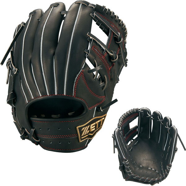ZETT(ゼット)　少年軟式用グローブ　ネオステイタス　BJGB70310　右投げ用　ブラック（1900）【野球用品】