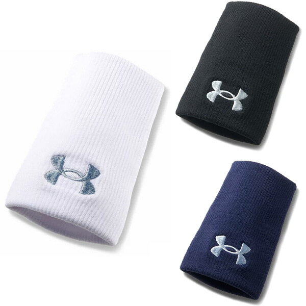 【刺繍無料】●アンダーアーマー　UA二ット リストバンド　1364500　片手【野球用品】のサムネイル