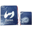 ジームス(Zeems)　ポリショルダー袋　ネイビー【野球用品/ランドリーバッグ】