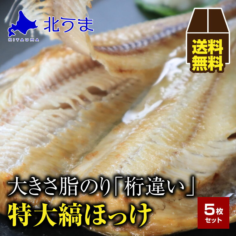 縞ホッケ開き 5枚セット 【魚 ほっ