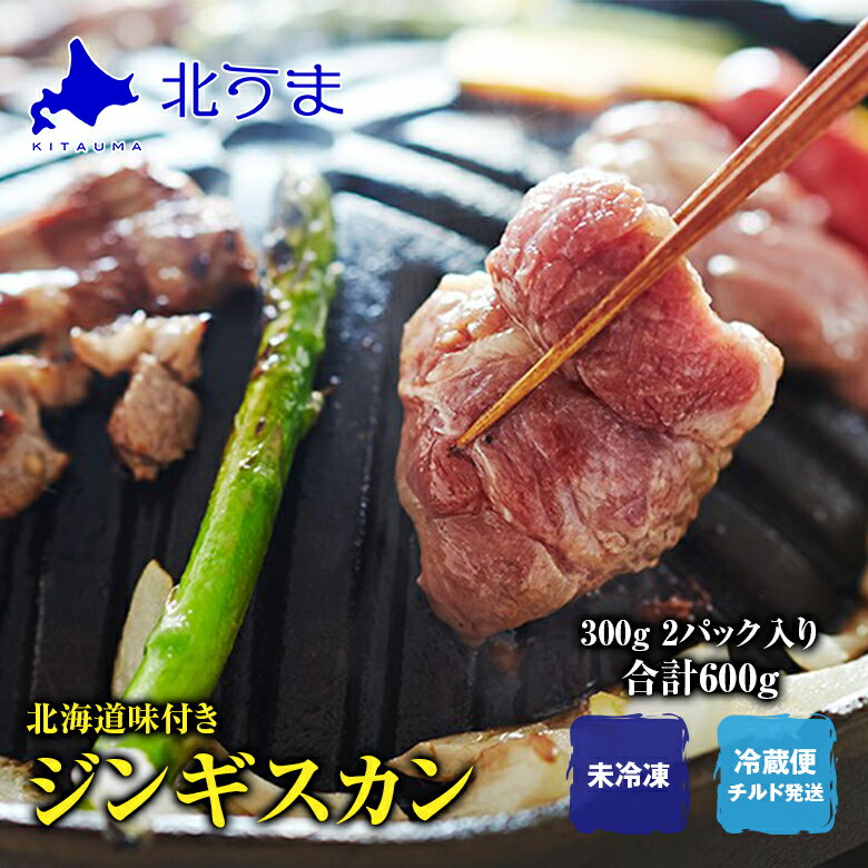 高級肉（5000円程度） 北海道 味付き ジンギスカン 合計600g 300g 2パック 【ラム肉 肩ロース ラム 羊肉 冷蔵 チルド 生ラム プレゼント 北海道 グルメ ギフト 贈り物 贈答 食品 食べ物 内祝い お返し お歳暮 おいしい】