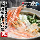 北海道産 ご自宅用 カット済み生ズワイガニ 内容量375g / 総重量500g ※小振りサイズです ※ダンボール梱包となります かにしゃぶ かに カニ 蟹 ズワイガニ ずわいがに カニしゃぶ 刺身 送料無料