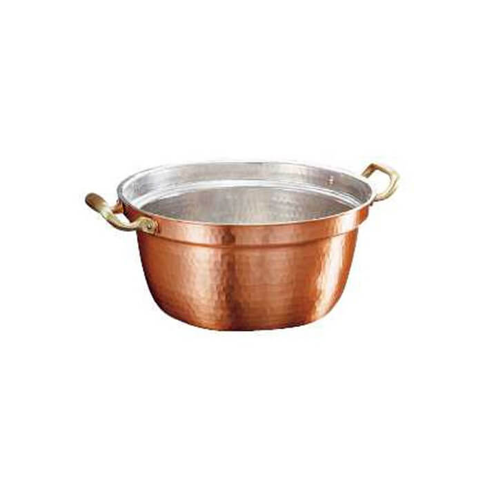 新光金属 新槌起 段付鍋 26cm