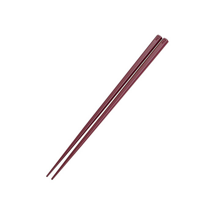PM-354 抗菌 六角すべり止め付箸 21cm アズキ あずき(3.0)