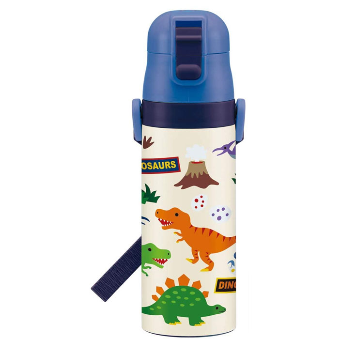 フタを開ければすぐ飲める直飲みタイプのステンレスボトル。 大きすぎず、ちょうど良い470ml容量ステンレス水筒 お子様から高学年、中高生もOK ダイレクトで飲むそのまま飲めるキャップユニット 誤作動によるキャップの開閉を防ぐロック機能付 ワンプッシュで簡単オープン ●材質:ステンレススチール、アクリル、ステンレススチール、シリコン、 ●ボトルタイプ:スタンダードボトル ●色:恐竜 ●容量:470 ml ●サイズ:直径6.8×高さ23cm ●生産国:中国 ■メーカー希望小売価格はメーカーカタログに基づいて掲載しています