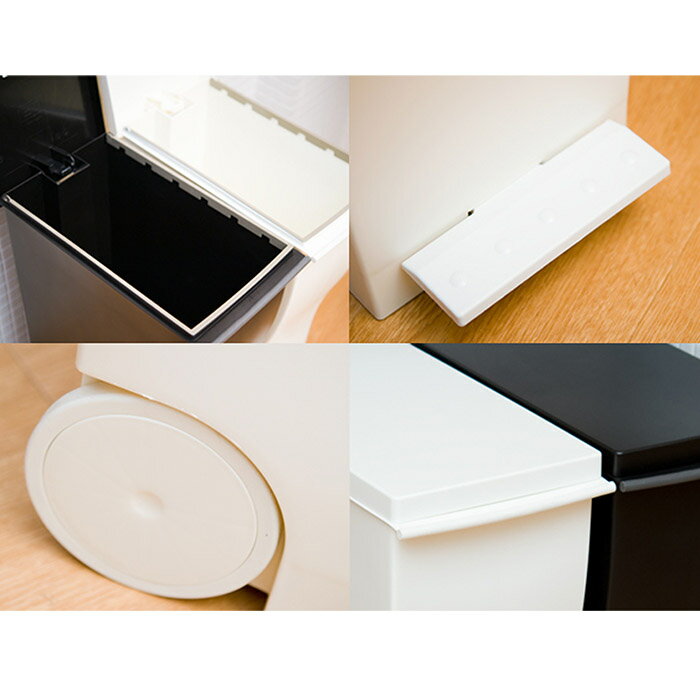 kcud クード スリムペダル #30 ホワイト ごみ箱 ゴミ箱 シンプル