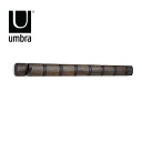 アンブラ umbra 壁掛けフック フリップフック 8 BK ウォルナット ブラック/ウォルナット 2318858048