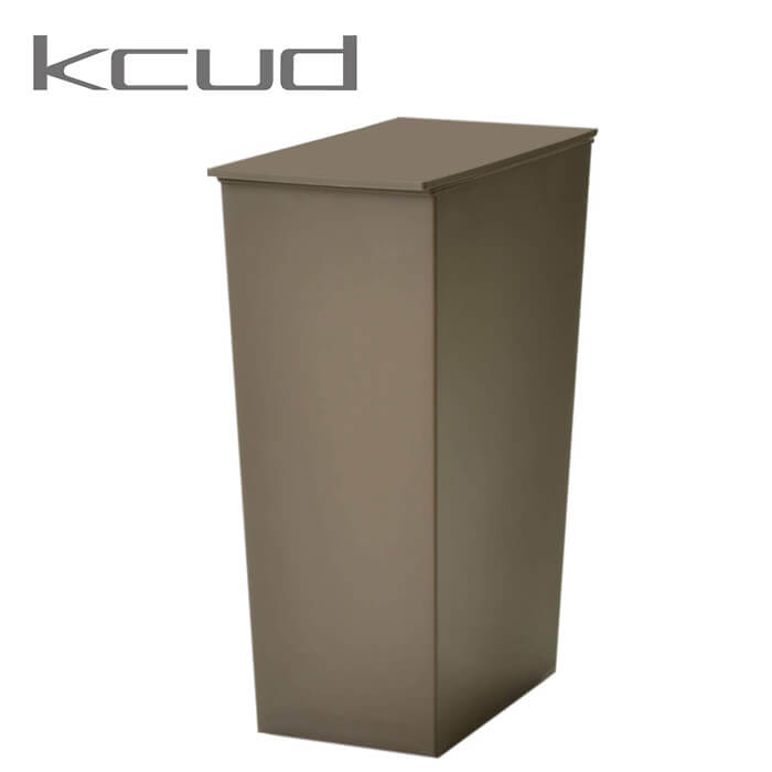 乐天商城 - 岩谷マテリアル kcud クード SIMPLE スリム ブラウン KUDSP-SL BR ゴミ箱 ごみ箱 ダストボックス