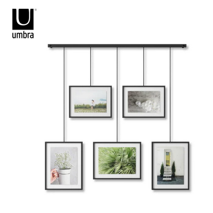 樂天商城 - アンブラ Umbra イグジビット フォトディスプレイ ブラック フォトフレーム ポストカード 2L おしゃれ 壁掛け スチール 記念 プレゼント ギフト 祝