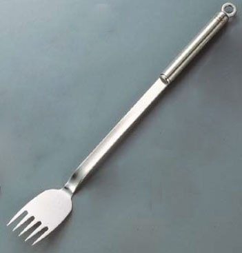 レーセル 18-10 長柄ターナーフォーク（パイプ柄）【10244】
