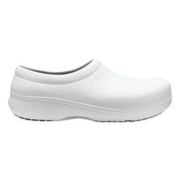 Crocs クロックス オン ザ クロック ワーク ホワイト スリップオン 22cm CROCS crocs くろっくす サンダル レディース メンズ 男女兼用 On The Clock Work SlipOn