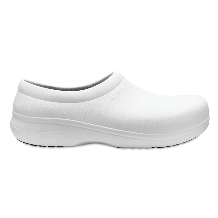 Crocs クロックス オン ザ クロック ワーク ホワイト スリップオン 24cm CROCS crocs くろっくす サンダル レディース メンズ 男女兼用 On The Clock Work SlipOn