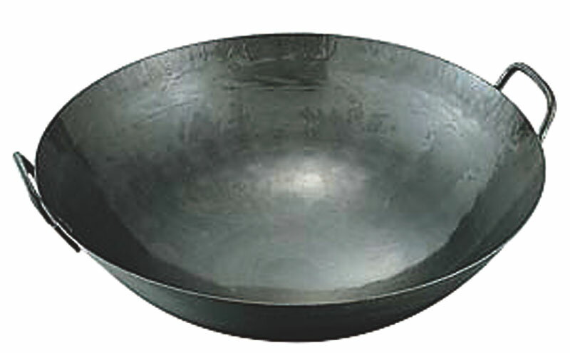 鉄打出中華鍋 1.2mm(取手溶接)42cm