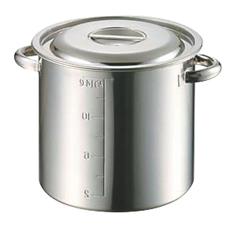 AG 18-8目盛付寸胴鍋 30cm(21.0L) 送料無料
