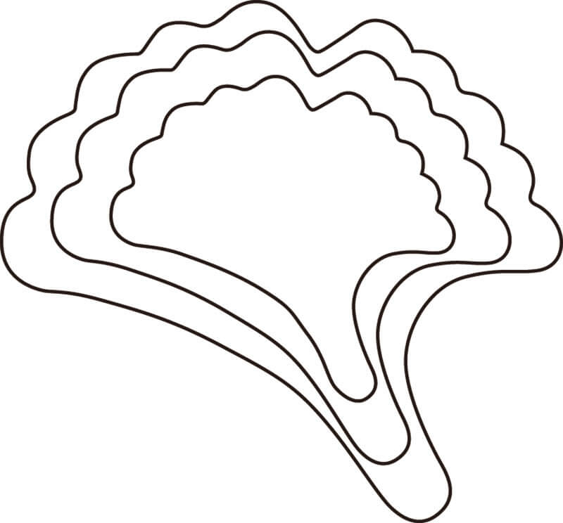 野菜抜 銀杏 大 #3 送料無料