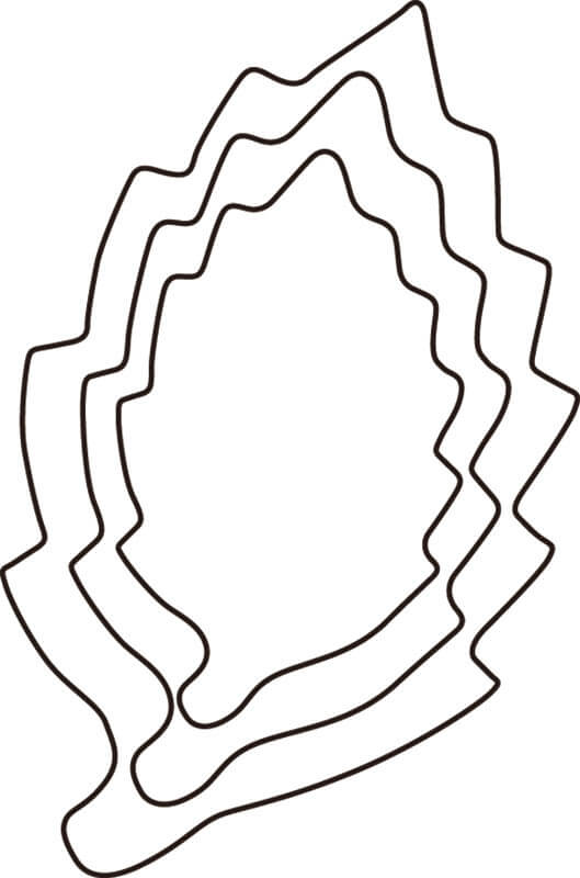 野菜抜 舞木の葉 大 #3 送料無料