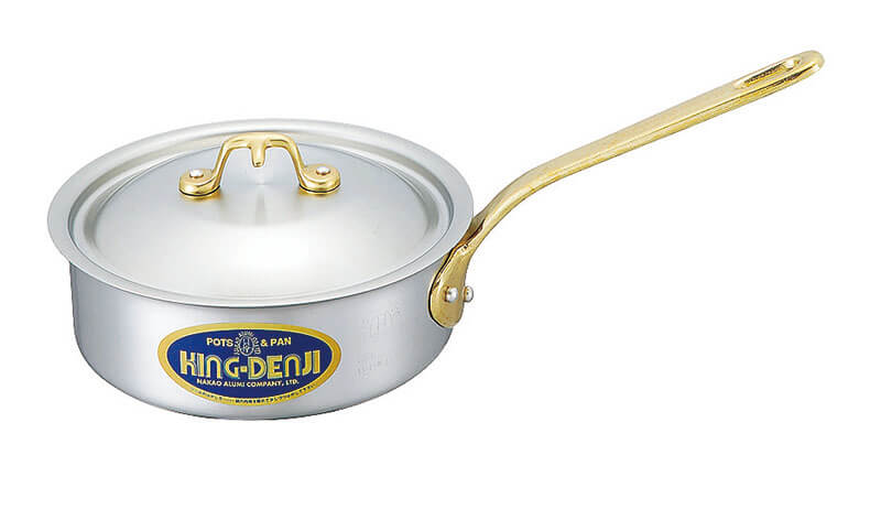 Sauce Pans - キングデンジ 浅型片手鍋 18cm(1.5L) 送料無料