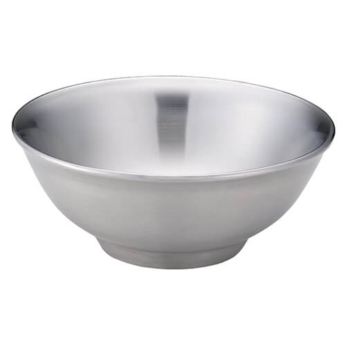 メタル丼 レギュラー 厚口タイプ ステンレスつや消し仕様
