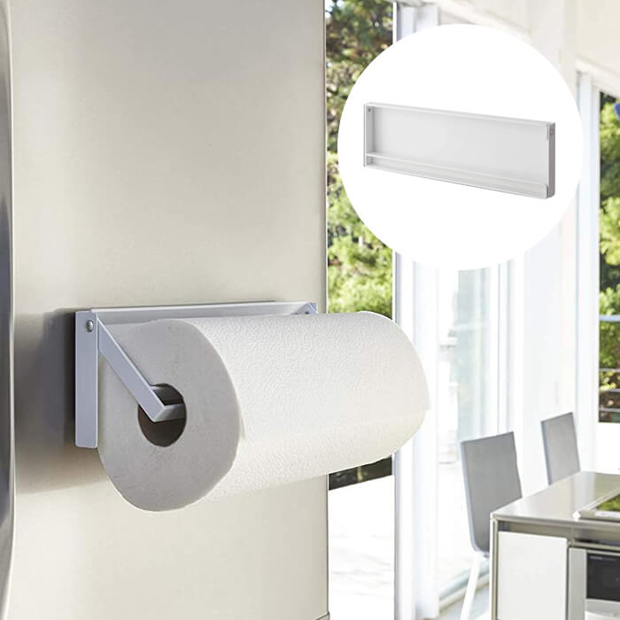 山崎実業 タワー マグネット キッチンペーパーホルダー ホワイト 4941