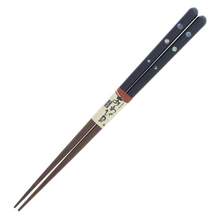 【メール便14本まで対応可能】イシダ お箸 食洗箸 貝花丸 23cm 11197