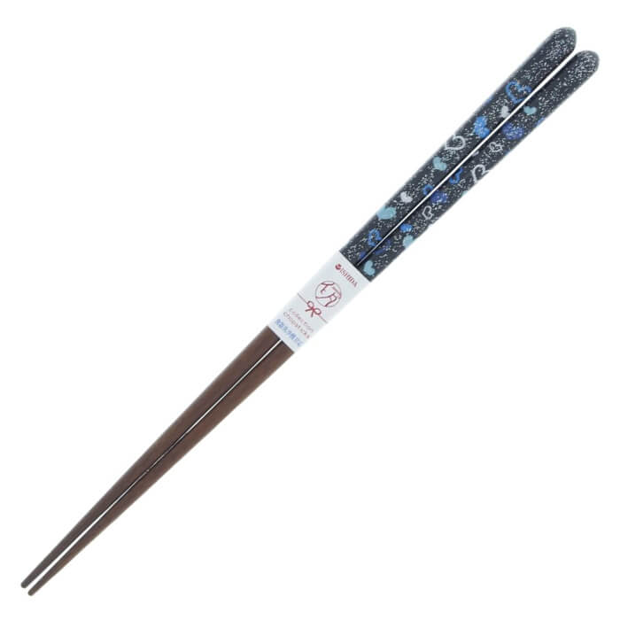 【メール便14本まで対応可能】イシダ お箸 食洗箸 ハート&スター 23cm B 15046