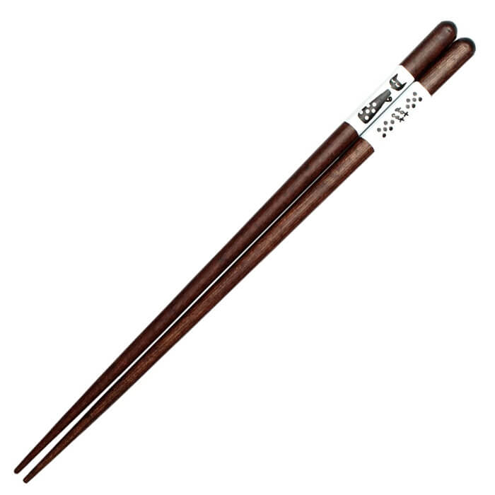 【メール便14本まで対応可能】イシダ お箸 食洗箸 ファミリーキャット 23cm 15127