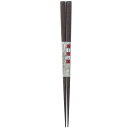 【メール便14本まで対応可能】イシダ お箸 木箸 鉄木一半先角 23.5cm 30102