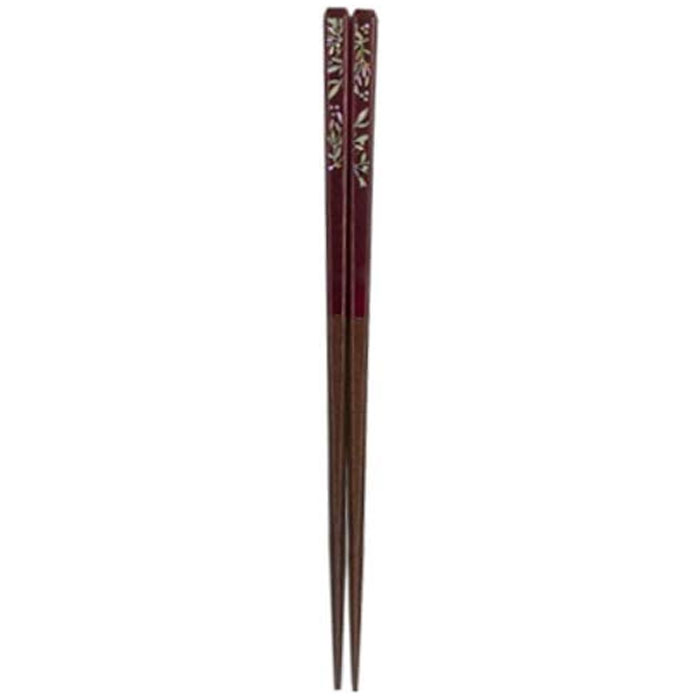【12点までメール便可能】イシダ 一双 貝象嵌 冬南天 21.0C 箸 お箸 おはし