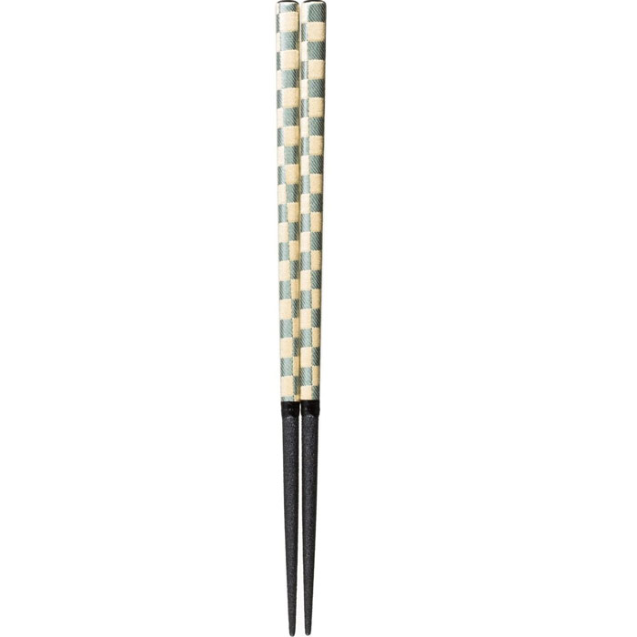Training Chopsticks - 【12点までメール便可能】イシダ 一双 西陣 錦 格子 23C 箸 お箸 おはし