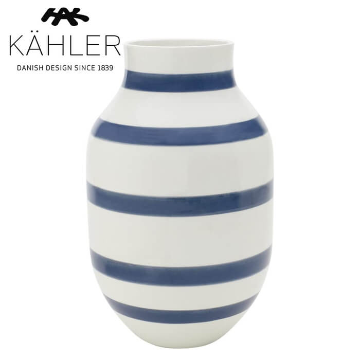 ケーラー オマジオ KAHLER Omaggio 17282 ベース 305mm スチールブルー 花瓶