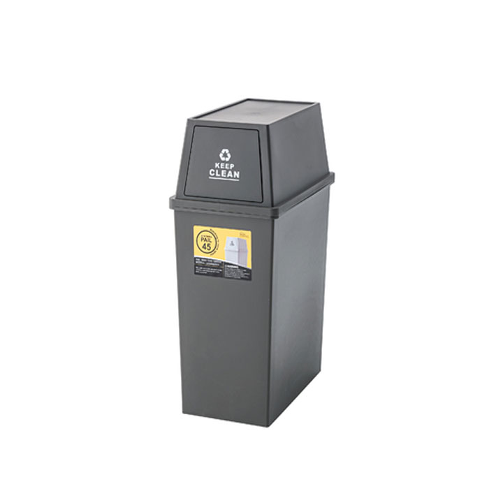 スタッキングペール45L LFS-761BR（ブラウン） ゴミ箱 45L ダストボックス 屋外 屋内 スタッキング ごみ箱 分別ゴミ箱 キッチン Azumaya 東谷 【送料無料】【メーカー直送品】【代引不可】【沖縄・北海道・離島・一部地域お届け不可】