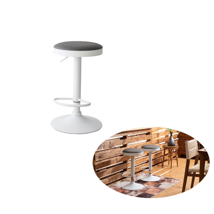 カウンタースツール RKC-270WH ホワイト 店舗 カフェ ラウンジ ロビー ホテル 法人 送料無料 東谷 Azumaya