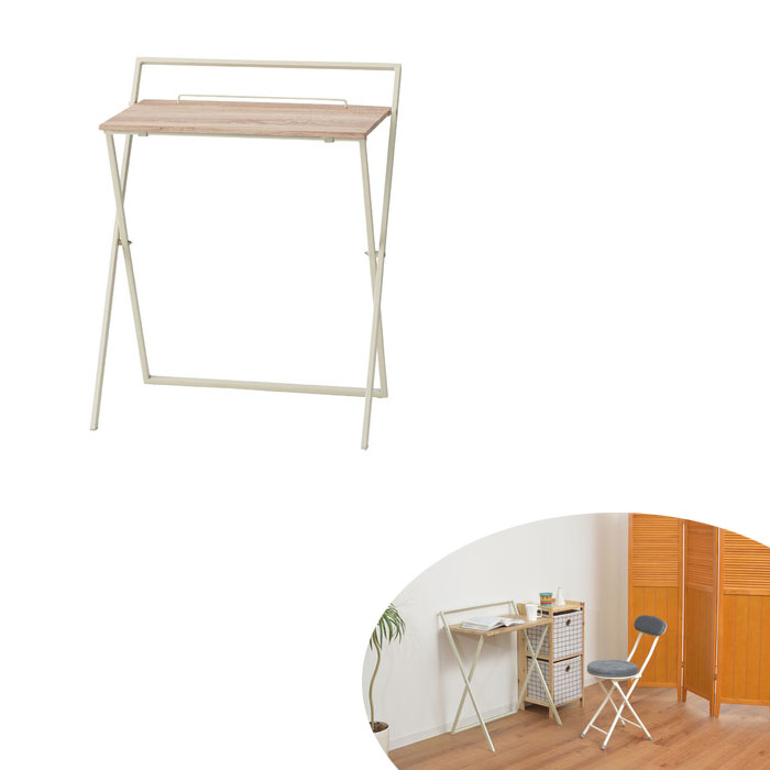 フォールディングデスク PT-780WH ホワイト 送料無料 東谷 Azumaya