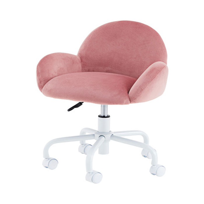 デスクチェア おしゃれ RKC-401PK ピンク チェア イス 椅子 家具 テレワーク 在宅ワーク 送料無料 東谷..
