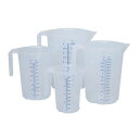 SCHNEIDER. PP水マス オープンハンドルタイプ 0.5L 206011 計量カップ 目盛り 取っ手 キッチン用品 シンプル