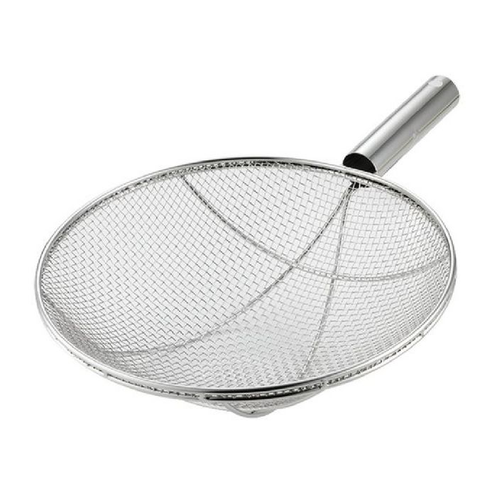 18-8 ステンレス 本職用アミ式ザーレン 30cm ざる ザル 網 こし器 キッチン用品 シンプル 日本製