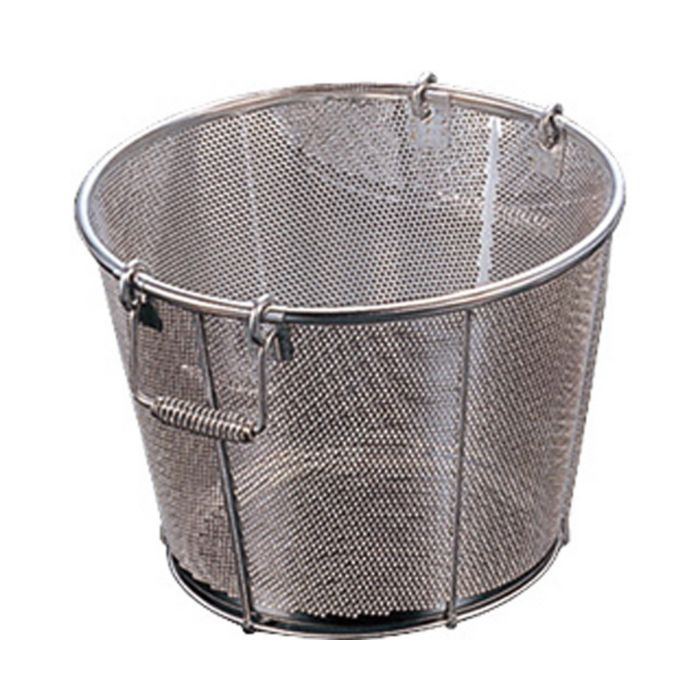 BK 18-8 ステンレス パンチング 深型ざる 39cm 穴径直径5mm 把手A こし器 調理器具 キッチン用品 シンプル 日本製