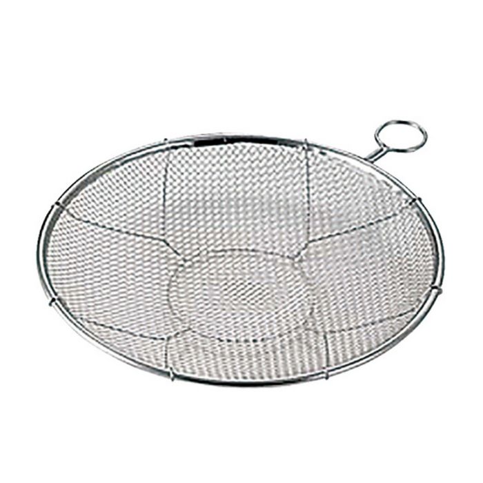 kan リング付 盆ザル 30cm 湯切り うどん そば ラーメン 調理器具 キッチン用品 シンプル 日本製