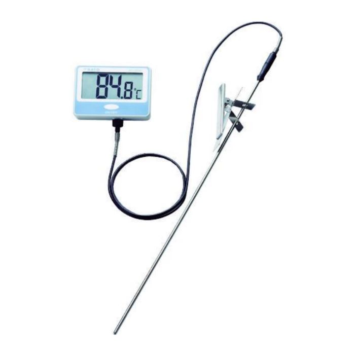 SATO 壁掛型防水デジタル温度計(標準センサー付) SK-100WP 佐藤計量器製作所 シンプル 日本製