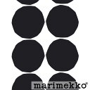 《1.5mまでメール便送料無料》MARIMEKKO マリメッコ Isot Kivet イソト キヴェット ブラック 生地 （30cm以上〜10cm単位で切り売り） 《 ファブリック 》 【 marimekko 北欧 布 】( キッチンブランチ )