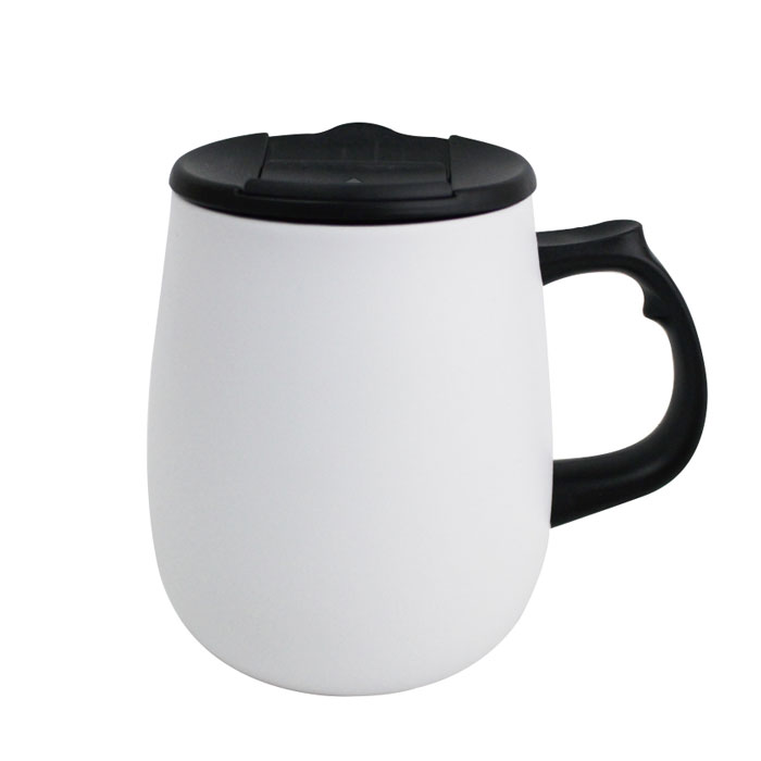 父の日 ステンレス マグカップ リュクス 珈琲 マグ ホワイト 400ml 蓋付き 保温 保冷 ステンレスマグ 前畑 真空二重構造 保温 保冷 サーモ 箱入り