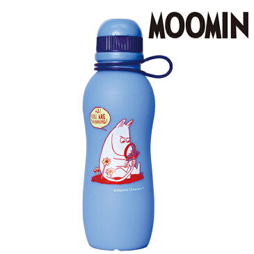 折りたためる ムーミン シリコンボトル 500ml ムーミン MOOMIN SILICONE BOTTLE 水筒 シリコン ボトル グッドデザイン アウトドア 持ち運び