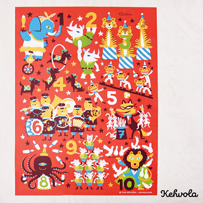 フィンランドデザイナー ティモ・マンッタリ ポスター 【 123 】 【 ケフボラデザイン フィンランド Ti..