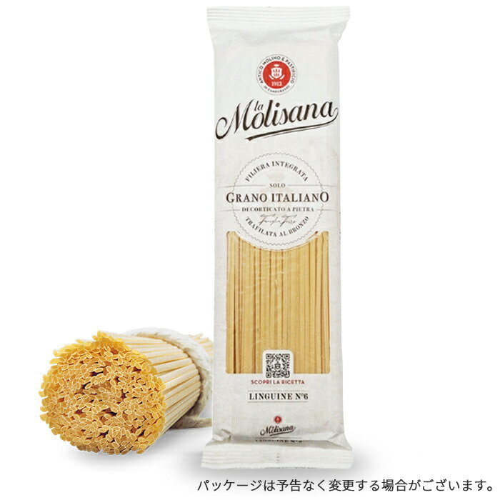 【当店おすすめ食材】la Molisana ラ・モリサーナ リングイネ・ブロンズ No.6B 《food》【500g】 【 ※ご注文後のキャンセル・返品・交換不可。 】