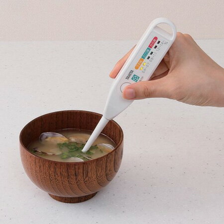 電子塩分計 タニタ シオミクン（SO303WH）【ホワイト】 [ TANITA 塩分濃度 測定 健康 ]