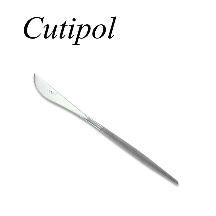 【12本までメール便対応可能】Cutipol　クチポール GOA ゴアグレイ GO06GR デザートナイフ グレー 直輸入品